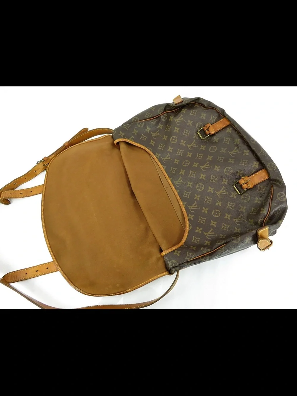 Louis Vuitton Brown Monogram Canvas Messenger Bag